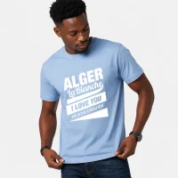t shirt algerie-alger la blanche