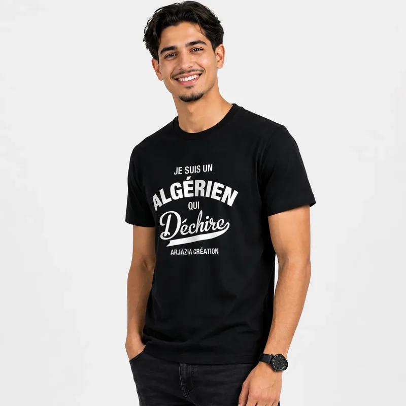 t shirt algerie-algerien qui dechire
