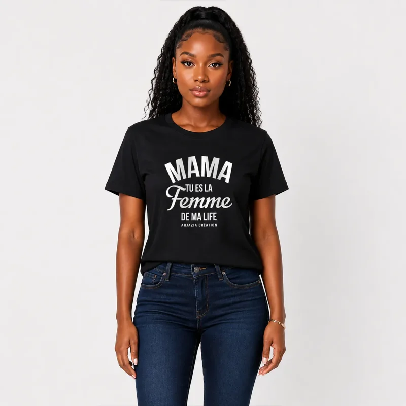 t-shirt arabe-femme de ma life