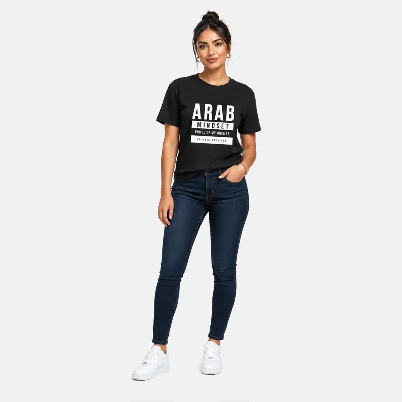 t-shirt-arabe-femme-mindset t-shirt arabe femme-mindset