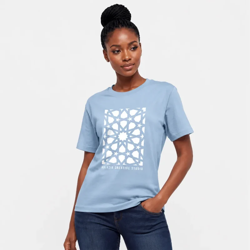 t-shirt-arabe-femme-zellige t-shirt-arabe-femme-zellige