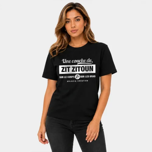 t-shirt arabe femme-zit zitoun