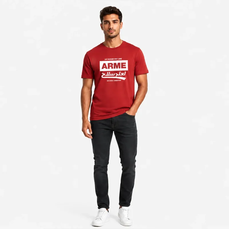 t-shirt-arabe-homme-arme t-shirt arabe homme arme