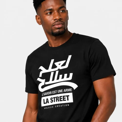 t-shirt arabe homme la street