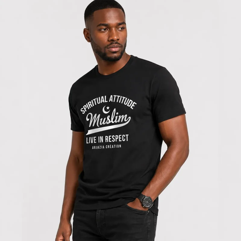 t-shirt arabe homme muslim
