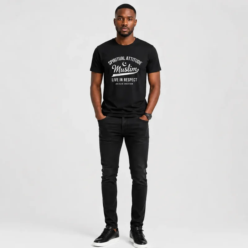 t-shirt arabe homme muslim