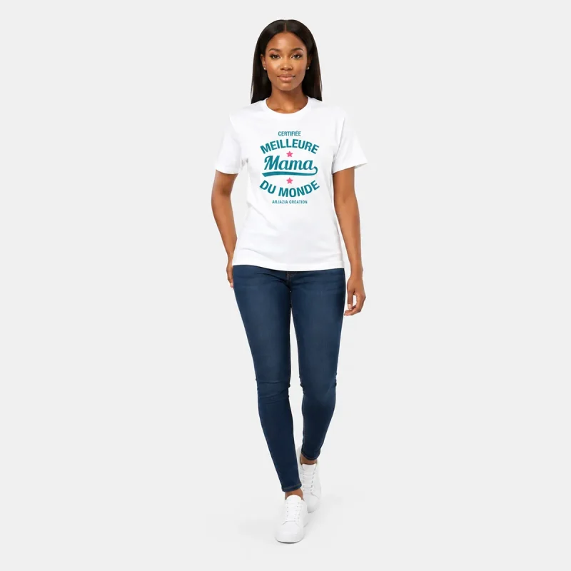 t-shirt-arabe-la-meilleure-mama t-shirt arabe-la-meilleure mama