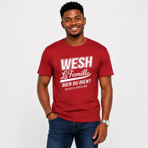 t-shirt arabe-wesh la famille