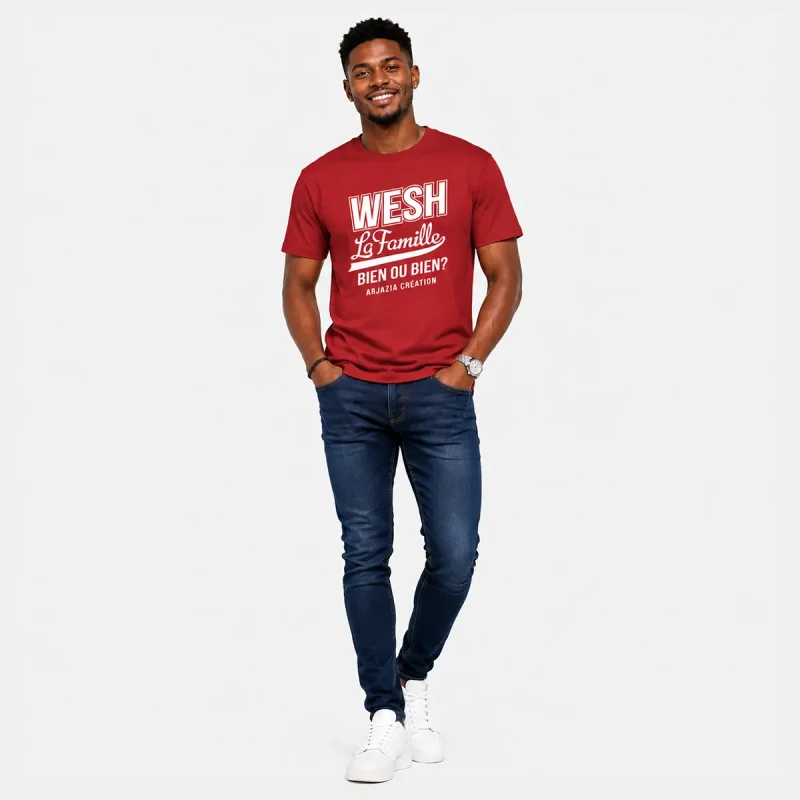 t-shirt-arabe-wesh-la-famille t-shirt arabe-wesh la famille