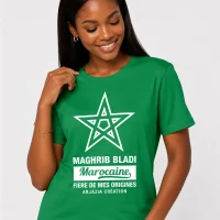 t-shirt maroc femme-maghrib bladi