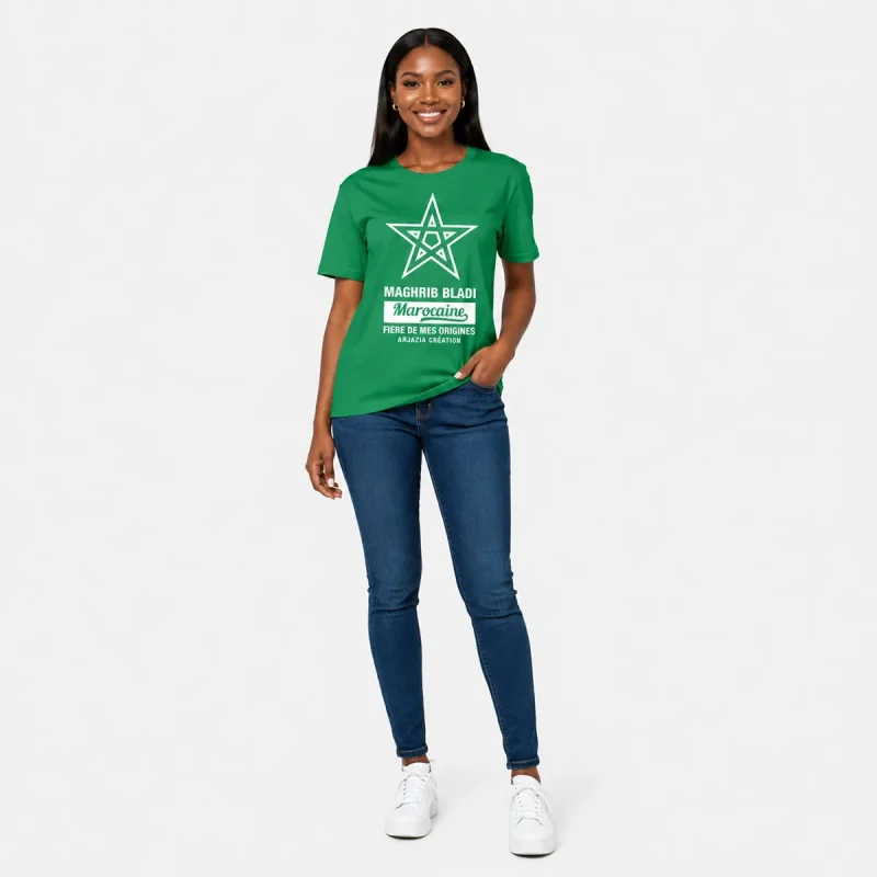 t-shirt maroc femme-maghrib bladi