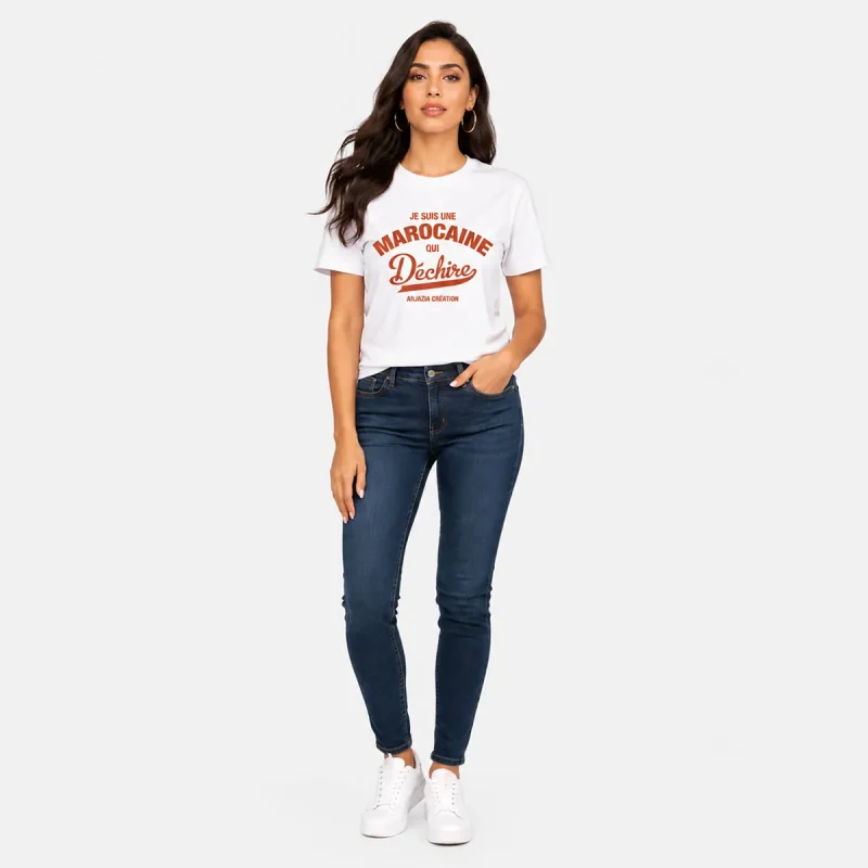 t-shirt maroc-marocaine qui dechire