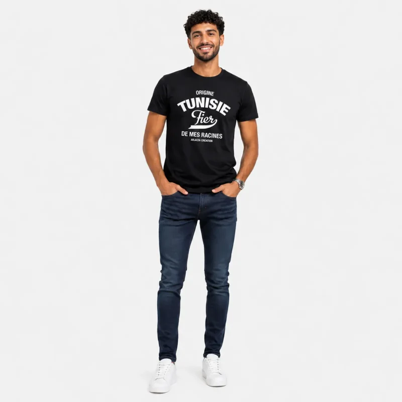 t shirt tunisie-fier de mes racines