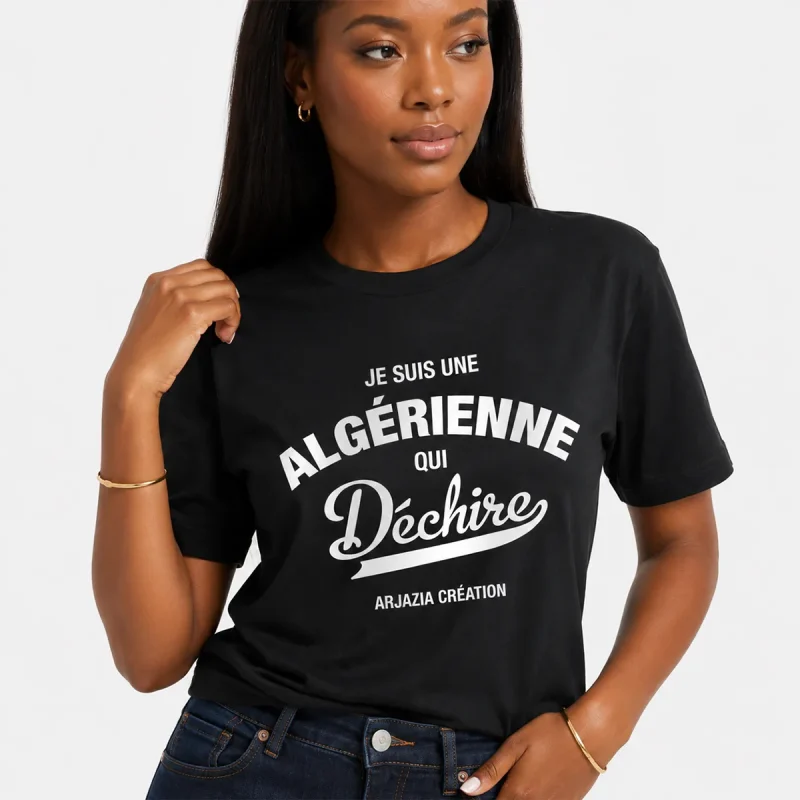 t-shirt algerie-algerienne qui dechire