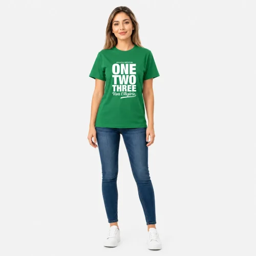 t-shirt algerie femme-one two three