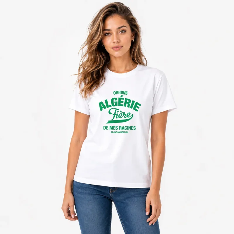 t shirt algerie-fiere de mes racines