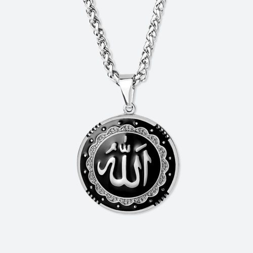 Collier islam homme-argent