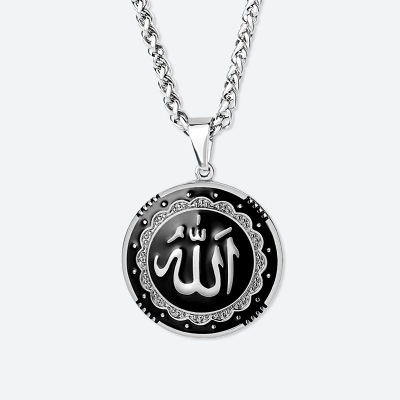 Collier islam homme-argent