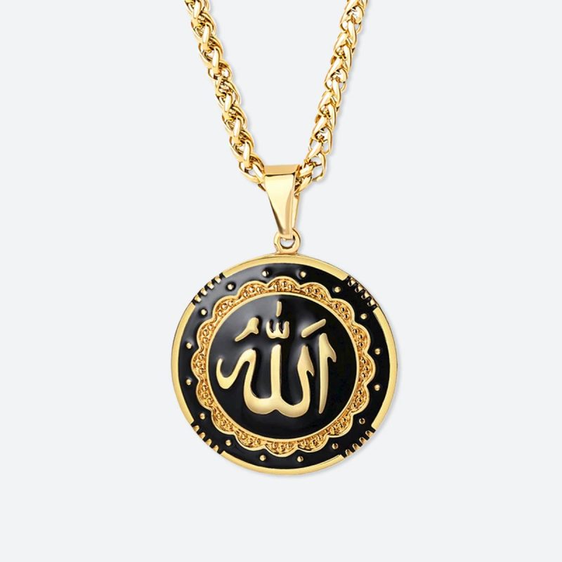 Collier islam homme-or