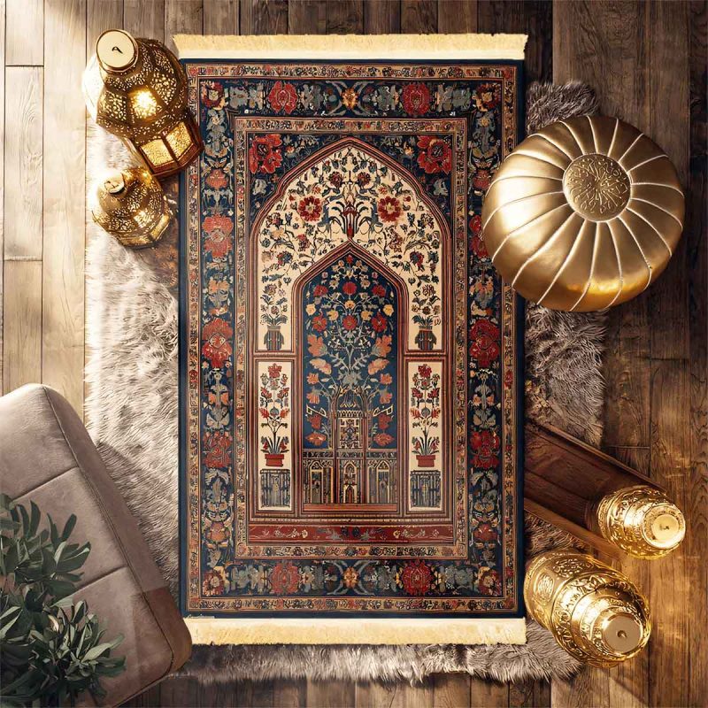 Tapis de prière islamique