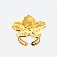 Bague orientale fleur