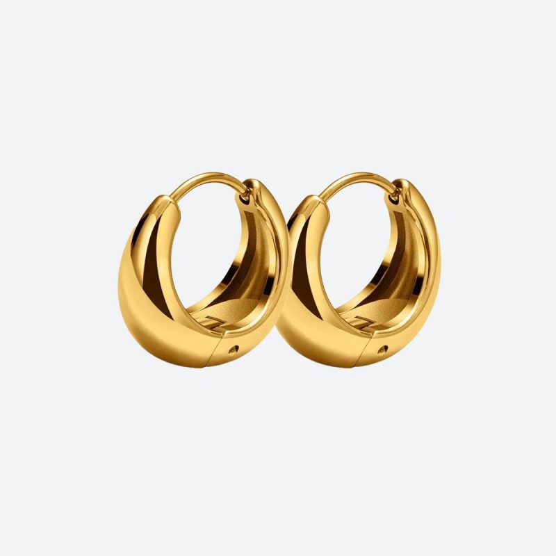 Boucle d'oreille orientale-acier