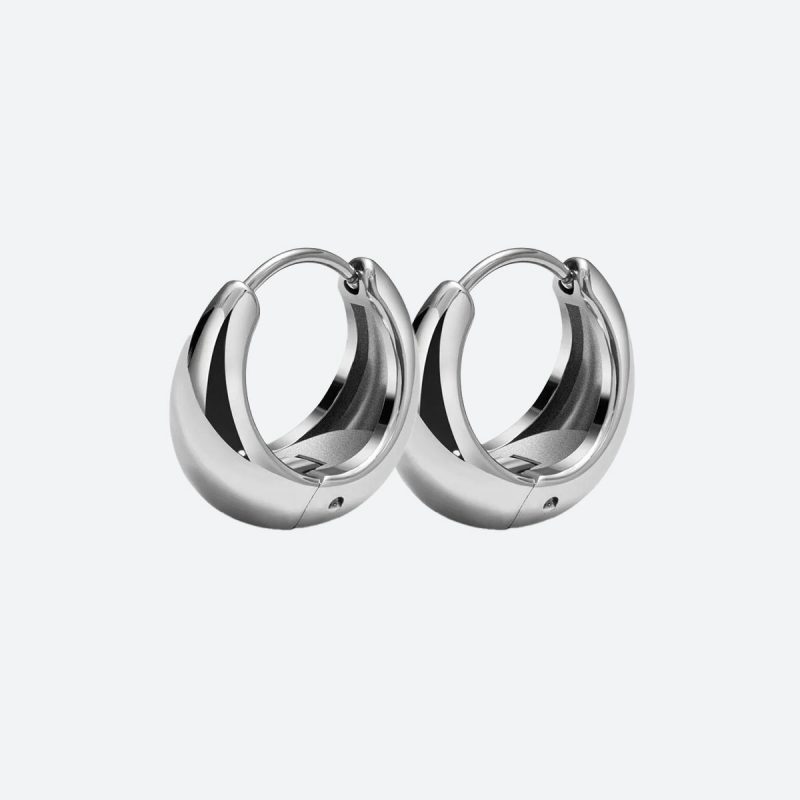 Boucle d'oreille orientale-acier