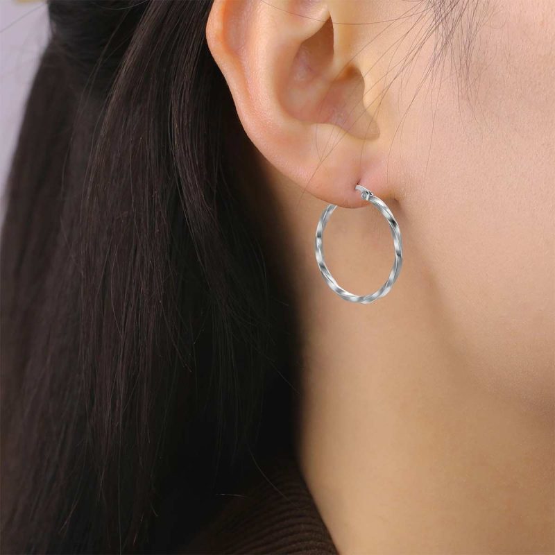 Boucles d'oreilles orientale-Cazador-argent