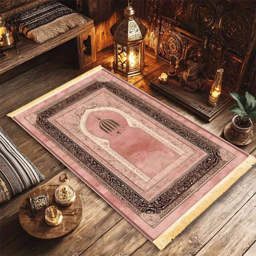 Tapis de prière femme-arabesque
