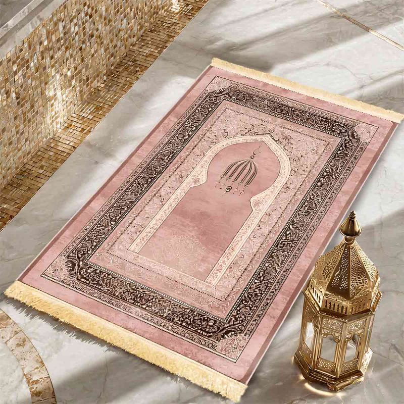 Tapis de prière femme-arabesque