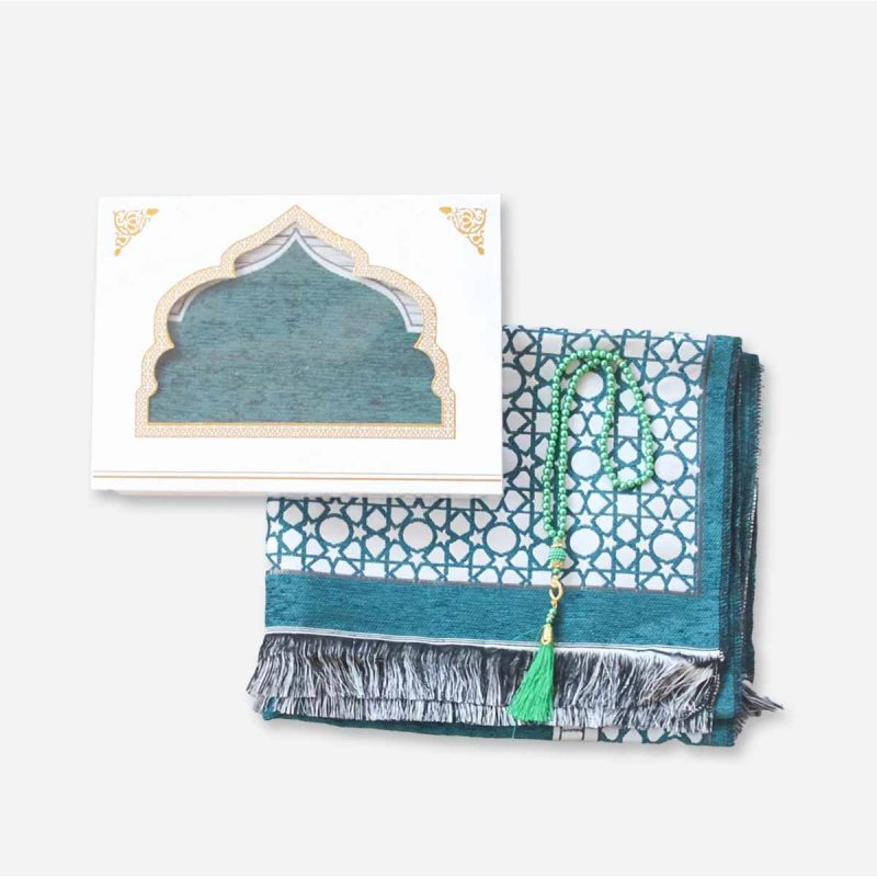 Tapis de prière femme-cadeau-vert