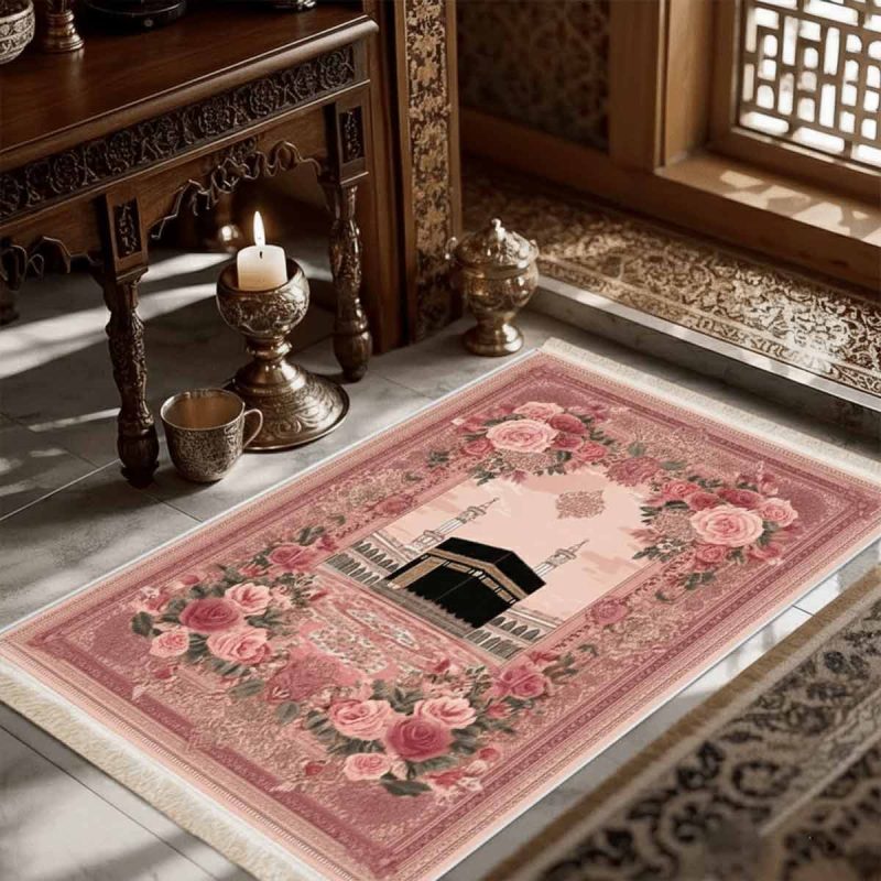 Tapis de prière femme-Kaaba