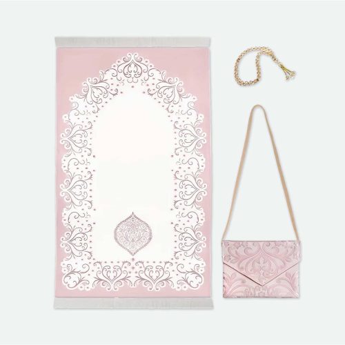 Tapis de prière pour femme-rose