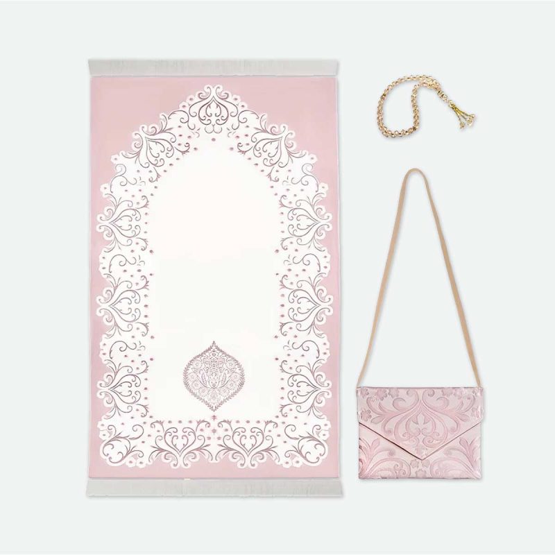 Tapis de prière pour femme-rose