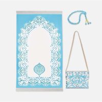 Tapis de prière pour femme-turquoise