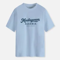 T-shirt Algerie Mostaganem-bleu