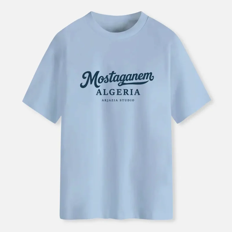 T-shirt Algerie Mostaganem-bleu