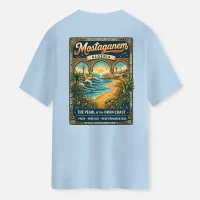 T-shirt Algerie Mostaganem-bleu