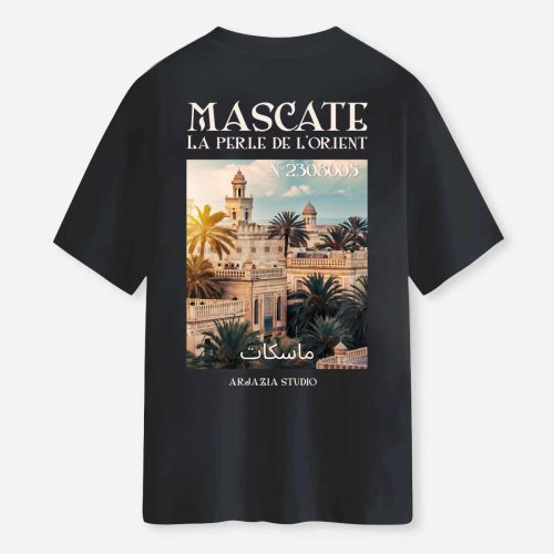 T-shirt arabe-Perle d'Orient-noir-dos-03