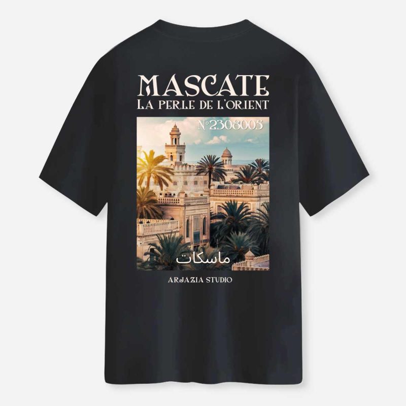T-shirt arabe-Perle d'Orient-noir-dos-03
