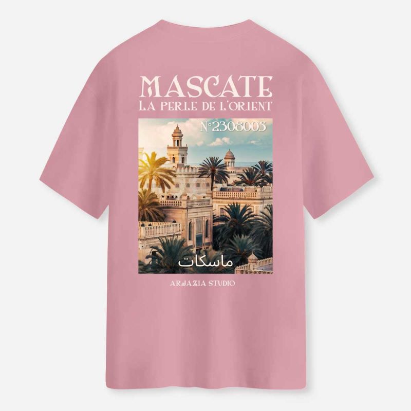 T-shirt arabe-Perle d'Orient-rose-dos-02