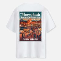 T-shirt Maroc-marrakech dream-blanc-dos