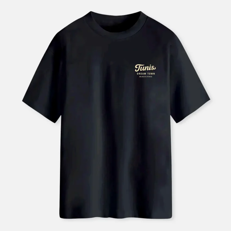 T-shirt Tunisie Tunis-noir