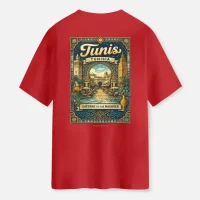 T-shirt Tunisie Tunis-rouge