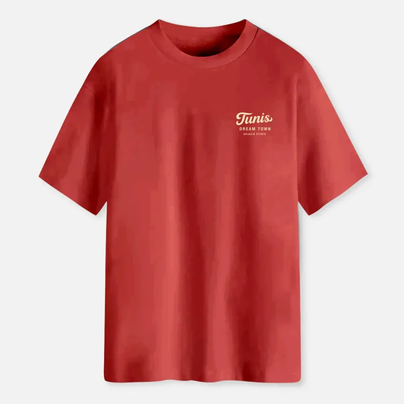 T-shirt Tunisie Tunis-rouge