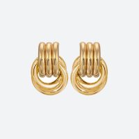 Boucles d'oreilles orientales noeud