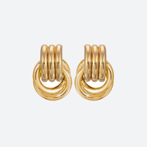 Boucles d'oreilles orientales noeud