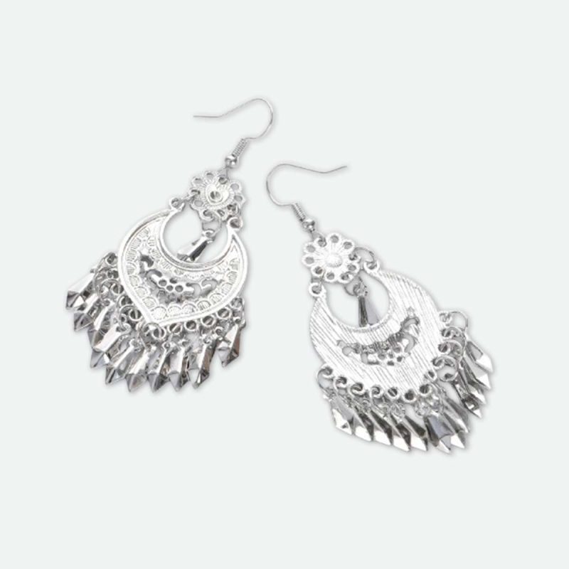 Boucles d'oreilles orientales ethniques