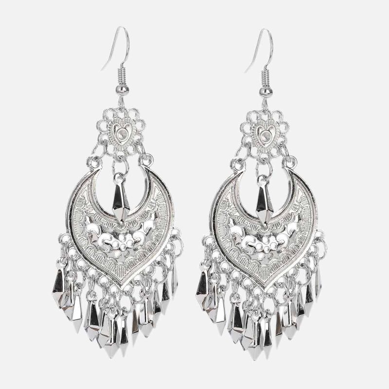 Boucles d'oreilles orientales ethniques