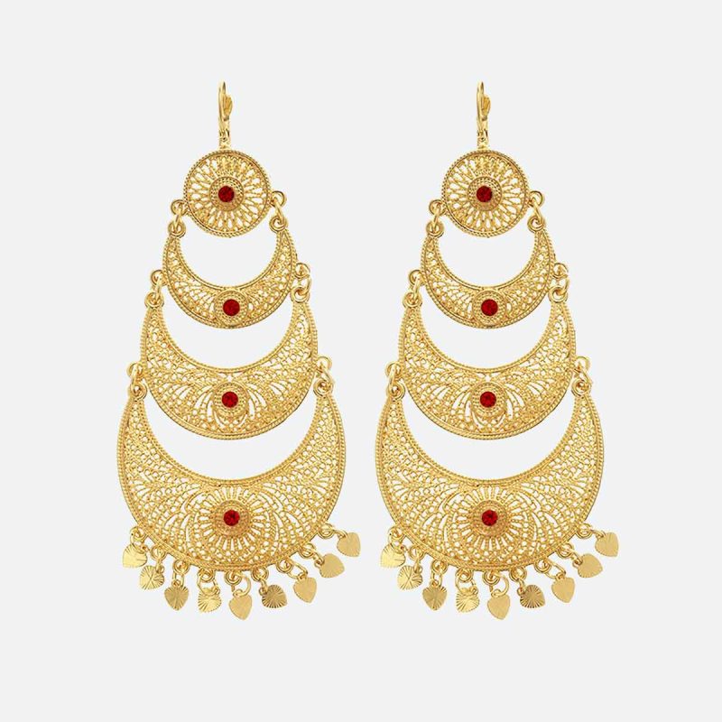 Boucles d'oreilles orientales-mariage